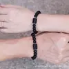 Pulsera Explosiva de Pareja de 12 Constelaciones Pulsera de Piedra Perla de Constelación Ajustable Única Pulsera de 12 Constelaciones para Hombres y Mujeres