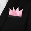 Lenço de Bolso Formal Masculino para Negócios Casamento Estilo Britânico Coreano Inserção Direta Quadrado Lenço de Peito Sem Dobras