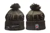 Otoño e Invierno Nuevo Comercio Exterior Equipo de Fútbol NFL Pareja Hombres y Mujeres Moda Casual Gorros Gruesos de Punto Modernos