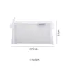 Estilo Minimalista sin Estampar Gasa Transparente Estuche para Lápices Estilo Japonés Simple ins Gran Capacidad Bolsa de Papelería para Exámenes Estudiante para Hombres y Mujeres