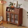 Gabinete de Almacenamiento Estilo Tronco Aparador Montado en la Pared Gabinete de Almacenamiento Integrado Gabinete de Vino Muebles para Sala de Estar