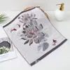 Nueva Toalla Jacquard de Gasa Algodón Puro Lavado de Cara Flor Cuadrada Grande Toalla de Mano para Colgar Toalla Cuadrada de Gasa Coreana para Bebé