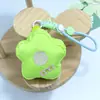 Huayang Estilo Coreano Porta-moedas Floral Fresco Alça de Mão para Celular Bolsa de Mão Color Block Estojo Fofo para Fone de Ouvido Armazenamento