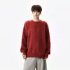 Nueva colección de otoño e invierno: Suéteres retro de punto trenzado con cuello redondo para hombres y mujeres, disponibles en estilos a juego para parejas, que ofrecen calidez y comodidad