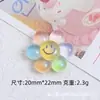 Charms de sapato de resina com glitter doce mais vendidos, fivelas de sapato criativas DIY para tamancos, acessórios fofos de desenho animado, borboleta arco-íris