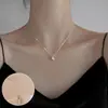 Collar de Perro Salchicha Dulce y Genial para Mujer, Sencillo y a la Moda, Estilo Coreano Versátil, Cadena Única para Clavícula, Estilo Ins, Cadena Ligera de Lujo para el Cuello