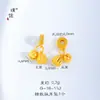 Acessórios Antigos Banhados a Ouro para DIY com Forte Retenção de Cor, Assinados com Boa Sorte, Pêssego, Lótus, Cabaça Pingentes, Charms para Pulseiras e Enfeites