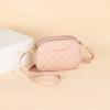 Bolsa de losango de alta qualidade com zíper duplo 2024, bolsa feminina de atacado internacional para comércio exterior, bolsa da moda, pequena bolsa mensageiro feminina
