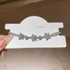 Pulsera Flor Zircón Super Flash Lujo Ligero Moda Nicho Elegante Alto Sentido Pulsera Coreana ins para Mujer Venta al por Mayor