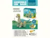 Desmontagem e Montagem de Ovos de Dinossauro Brinquedos DIY Educacionais para Crianças Ovos Divertidos de Montagem Gashapon Barraca de Feira Noturna Brinquedos Barraca de Atacado