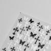 Tomoni pegatinas finas y resistentes para uñas no pierden cooperación pegatinas oscuras para uñas al por mayor cruz mariposa MS389