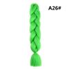 Xuchang Peruca Acessórios de Cabelo Seda de Alta Temperatura Trança Grande Africana Jumbobraid Fibra Química Colorida Montagem Mista Venda Quente Dreadlocks
