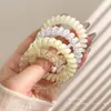 Elástico de cabelo tipo cordão de celular dopamina estilo coreano para meninas, corda de cabelo simples e que não danifica com um design único, elástico de cabelo
