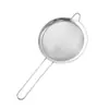 Colador de Malla Fina de Acero Inoxidable para Leche de Soya Colador Separador de Pulpa de Jugo Colador Doméstico con Oreja Puntiaguda Colador de Aceite Colador de Harina