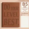 Caderno de Couro de Ovelha Logotipo Personalizado Fábrica Couro Macio Bloco de Notas de Escritório Notas de Negócios em Relevo Caderno de Reunião Personalização