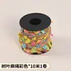 Corda de Cânhamo Colorida Conjunto de 12 Cores para Crianças Garrafas de Vidro Criativo DIY Jardim de Infância Corda de Tecelagem Manual para Amarrar Vasos de Flores