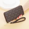 Billetera Larga para Mujer y Hombre Estilo K 2025 Nueva Venta al por Mayor Bolso Clutch con Cremallera Estampado Ranura para Múltiples Tarjetas Gran Capacidad Bolsa de Muñeca
