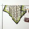 Pañuelo Cuadrado Grande, Pañuelo de Seda Retro Francés, Pañuelo de Seda de Sarga para Mujer, Bufanda para el Cuello, Chal Exterior, Pañuelo Cuadrado de 90, Pañuelo de Seda de Imitación