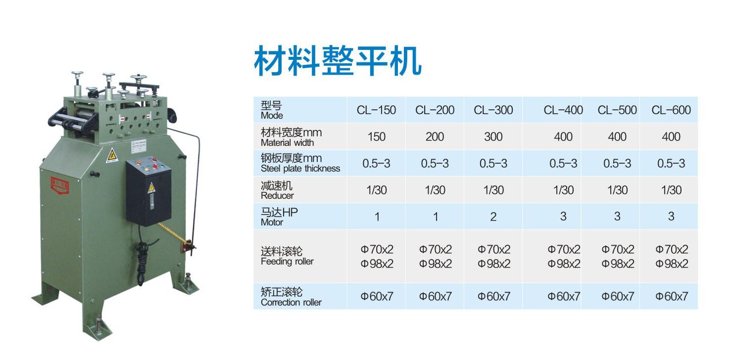 整平机标准