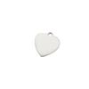 Acero de titanio pulido espejo de doble cara spot transfronterizo 16*17mm colgante de amor colgante de corazón accesorios de joyería DIY