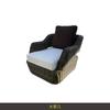 Silla de Ratán para Patio al Aire Libre Muebles Sofá de Ocio Combinación Jardín Villa Mesa y Silla de Ratán Exterior Playa Mar Personalización
