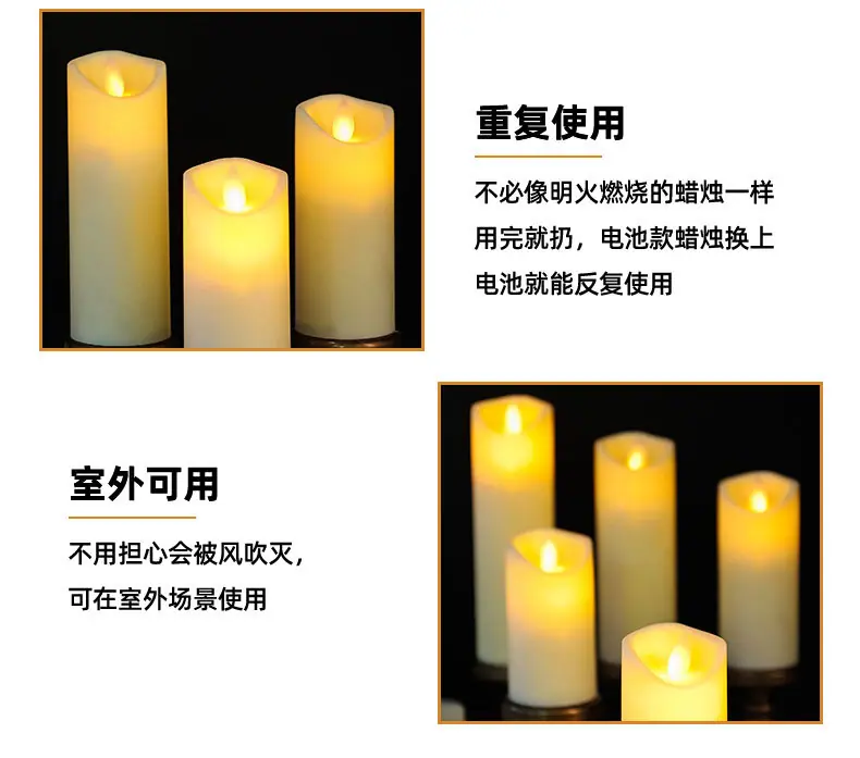 复古烛台蜡烛灯