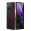Comercio exterior para Samsung Z FOLD2 Funda de teléfono de fibra de carbono cuero plegable lujo lente funda protectora todo incluido