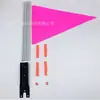 Mastros de bandeira, faixas refletivas para bicicletas, mountain bikes, ônibus e quadriciclos