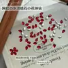 Acessórios de Pedraria para Nail Art Flor Gota d'Água K9, Pedrarias Populares de Luxo em Flor Empilháveis, Decorações de Pedraria Florais de Riqueza e Prosperidade