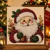 5D5D5D Kit de Pintura de Perlas Navideñas Más Vendido en Amazon para Hacer Tú Mismo, Pintura de Diamantes de Papá Noel y Renos, Decoración Hecha a Mano para el Hogar