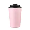 Caneca de Café Mini 12oz em Estoque para Uso no Escritório e em Casa, Caneca de Leite com Escala, Copo Compacto e Portátil com Isolamento a Vácuo de Camada Dupla