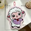 Nueva Toalla de Mano Suave Colgante de Coralina Estilo Dibujos Animados, Linda, No Suelta Pelusa, Altamente Absorbente, Versátil Toalla Colgante para el Hogar