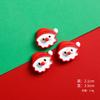 Série de Natal Desenho Animado Acessórios de Resina DIY Pacote de Material Feito à Mão Capa de Celular Papelaria Tiara Acessórios de Cabelo Acessórios por Atacado