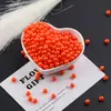 Pérola de Imitação ABS 6mm Alto Brilho Colorida Furo Reto Contas Soltas DIY Pulseira Colar Artesanal Material para Miçangas Acessórios