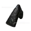 Funda para palo de golf calavera semicírculo grande tira recta PU tela impermeable funda para putter funda protectora en línea