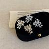 Pendientes de Zirconia Perla de Gymnopus de Gama Alta para Nicho Pendientes de Personalidad Única con Temperamento Femenino Pendientes de Moda Versátiles Pendientes
