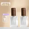 Botella de Recarga de Perfume Niliya, Botella de Spray de Viaje Portátil de Gama Alta, Botella de Muestra de Prensa de 10 ml, Botella de Recarga con Tapa de Madera