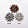 Venta Directa de Fábrica Hebilla de Diamantes de Imitación Ojo de Caballo Colorida Decoración de Broche de Flor para Traje Vestido Accesorios de Hebilla para Zapato Bolsa DIY