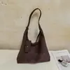 Bolsa de Hombro Cruzada para Mujer con Textura Tejida Retro de Nicho de Comercio Exterior, Otoño, Gran Capacidad, Casual, Lujo Ligero, Versátil