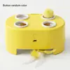 Nuevo juguete eléctrico para gatos 2 en 1, resistente a los arañazos, interactivo y educativo, jaula de caza, caja automática de queso para mascotas