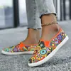 Zapatos Casuales de Lona con Estampado de Leopardo para Mujer, Estilo Coreano para Primavera y Otoño, Planos Versátiles