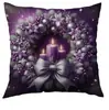 Capa de Almofada Boneco de Neve de Natal da Amazon Pilha de Presentes de Árvore de Natal Decoração de Casa Quarto Capa de Almofada Travesseiro de Cabeceira