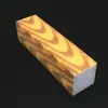 Impressão direta da fábrica de quatro lados lixa de unha laranja padrão bloco de tofu de quatro lados polido bloco de tofu spot