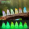 Nuevo producto transfronterizo: Figuras de enanos de Pascua que brillan en la oscuridad, accesorios decorativos DIY para jardinería y paisajismo, adornos para paisajes en miniatura