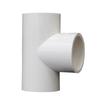 Conexões de PVC para Abastecimento de Água Tee de Diâmetro Igual de Três Vias Tubo de Água de PVC Plástico Branco Espesso 40506375 Tubo Rígido