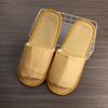 Pantuflas Desechables de Hotel al por Mayor Salón de Belleza Hospitalidad Hotelera de Punta Abierta Todo Incluido B&B Suela Antideslizante Pantuflas de Algodón y Lino