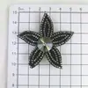 Nueva aplicación de flor de diamantes grandes tridimensional con pedrería, patrón de flor de dibujos animados, decoración para zapatos, accesorio para el cabello, bolsa, accesorio de ropa DIY