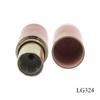 Fábrica al por mayor, tubo de lápiz labial de plástico con pulverización de gradiente, tubo vacío, boca oblicua redonda, material de embalaje para cosméticos de lápiz labial
