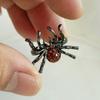 Anel de abertura Diablo Spider Ins Anel de dedo ajustável para dieta Design de nicho moderno e moderno Anel de luxo leve