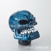 Manija de palanca de cambios manual desmontable de resina con diseño de calavera personalizada para bricolaje, resistente al desgaste y a altas temperaturas, cabeza de palanca de cambios modificada, superventas transfronteriza